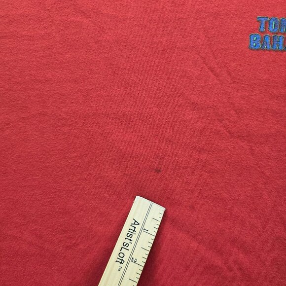 Tommy Bahama Tshirt Mens Large Red Three Mojitos‎ Birds Summer Beach Casual - Picture 4 of 9